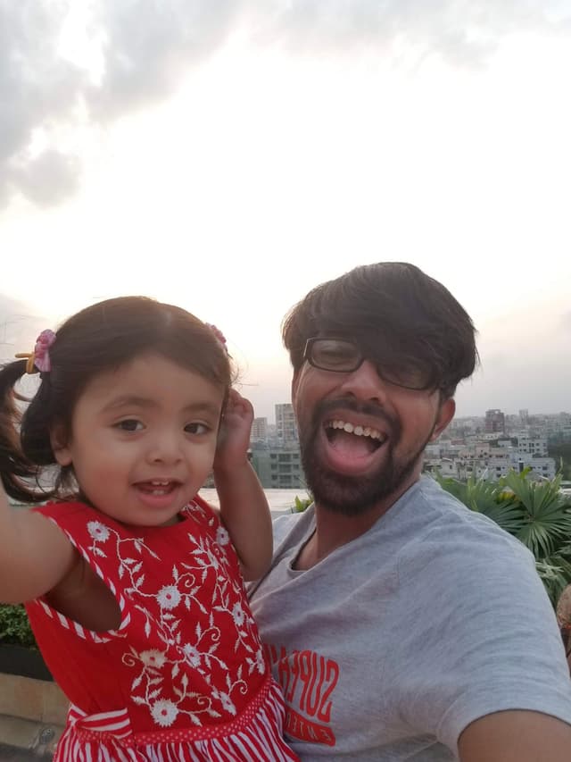 Daddy and me!