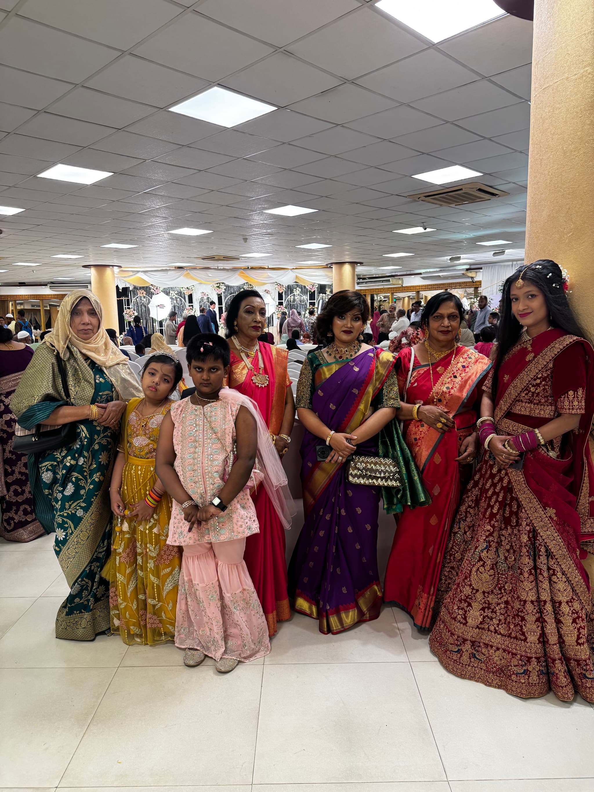 At Akash mamas reception